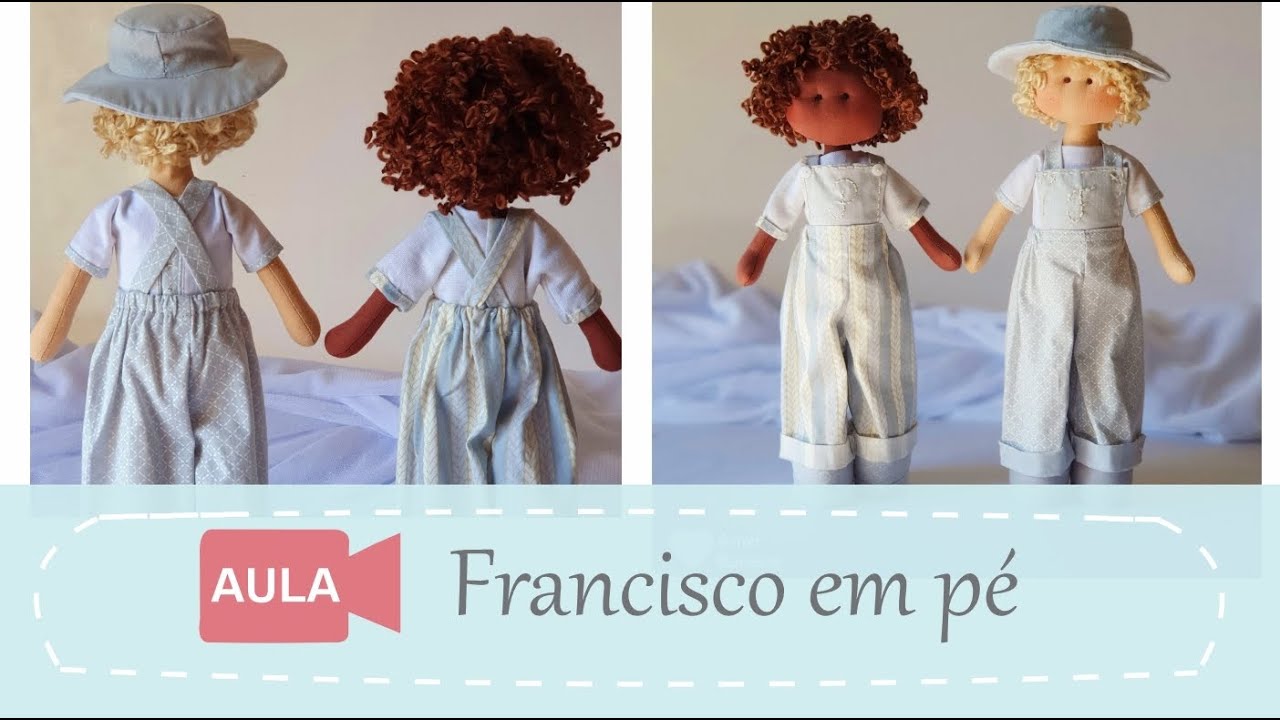 Aula Francisco - Aprenda a COSTURAR roupinhas de bonecos