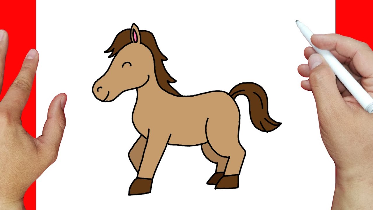 como dibujar un caballo | Dibujos fáciles