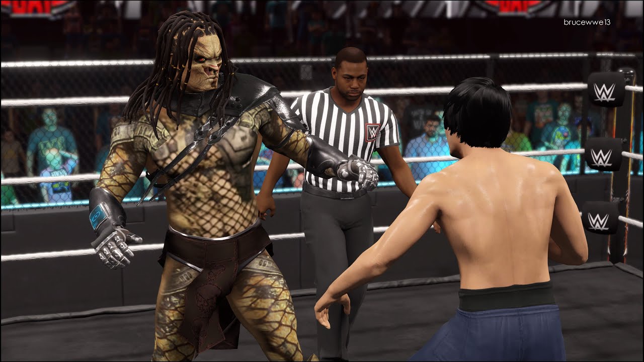 WWE 2K22 — Хищник против Брюса Ли — Драконьи бои 🔥🐲
