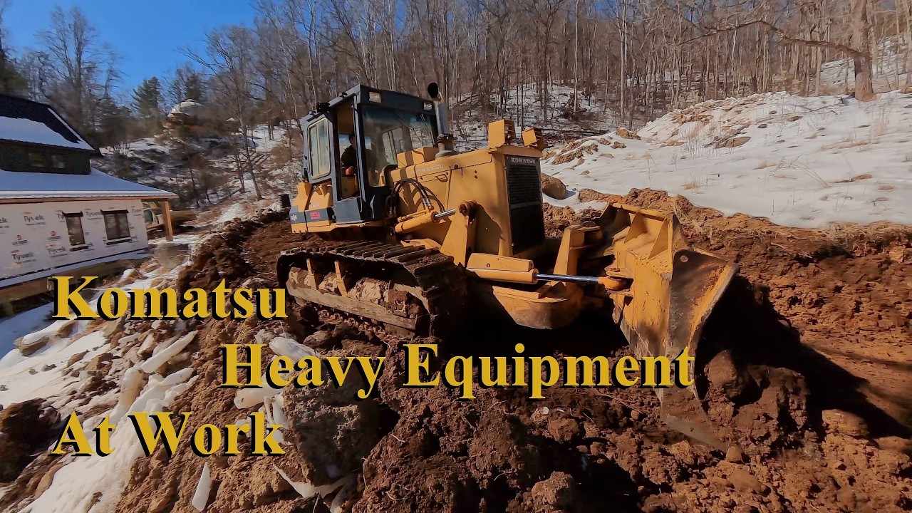 Early 2000 Komatsu Heavy Equipment at work 2026