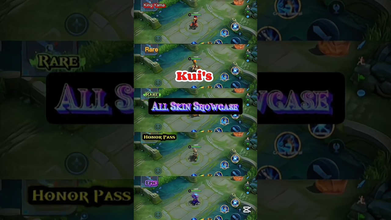 Kui's all skin skills effects showcase #hokstudio #hok #honorofkings #kui #zhongkui #foryou