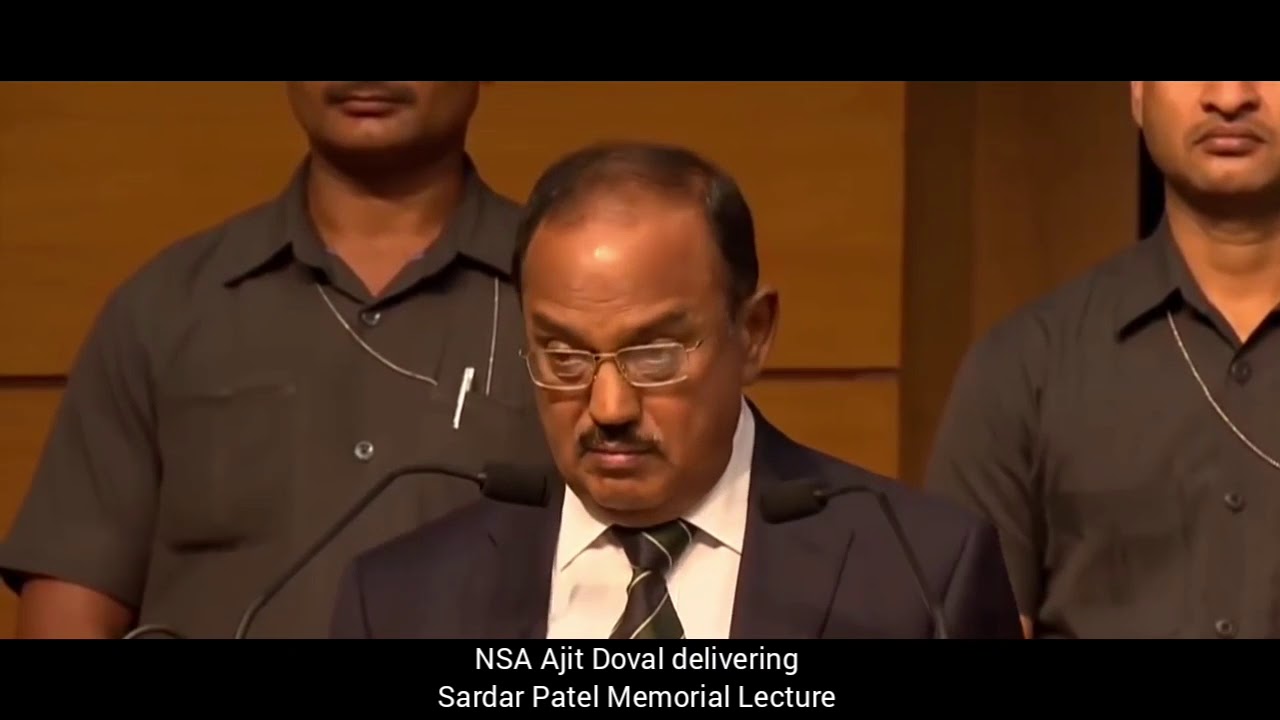 NSA Ajit Doval delivers Sardar Patel Memorial Speech 2018