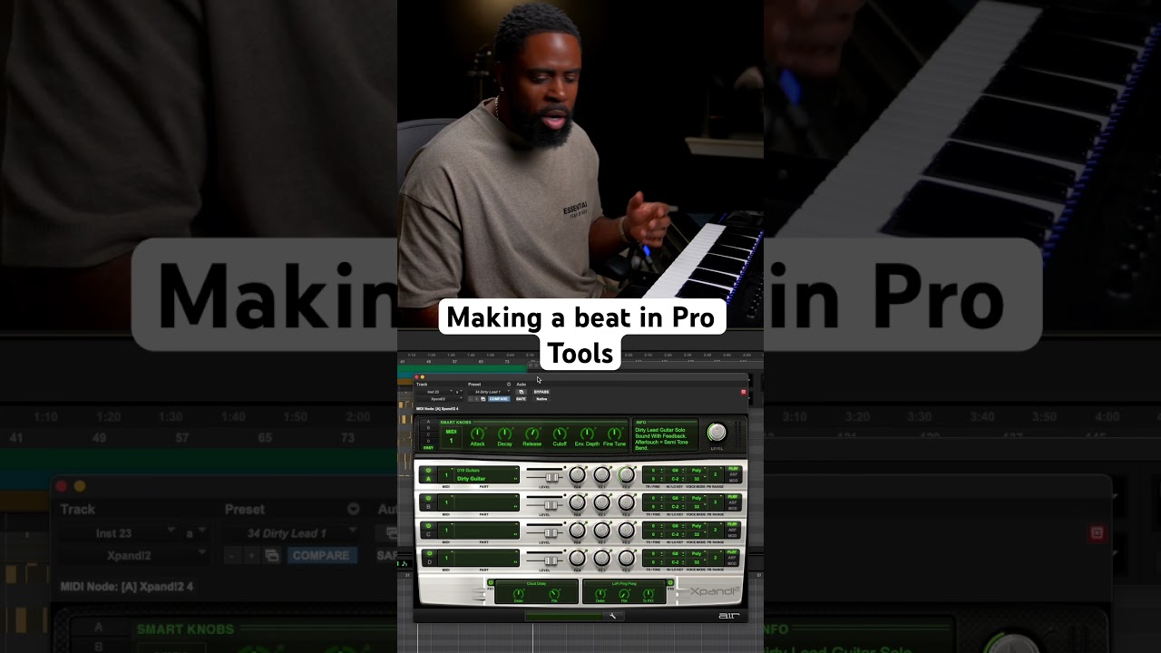 Making a R&B Beat in Pro Tools #beatmaking #rnb #protools #flstudio