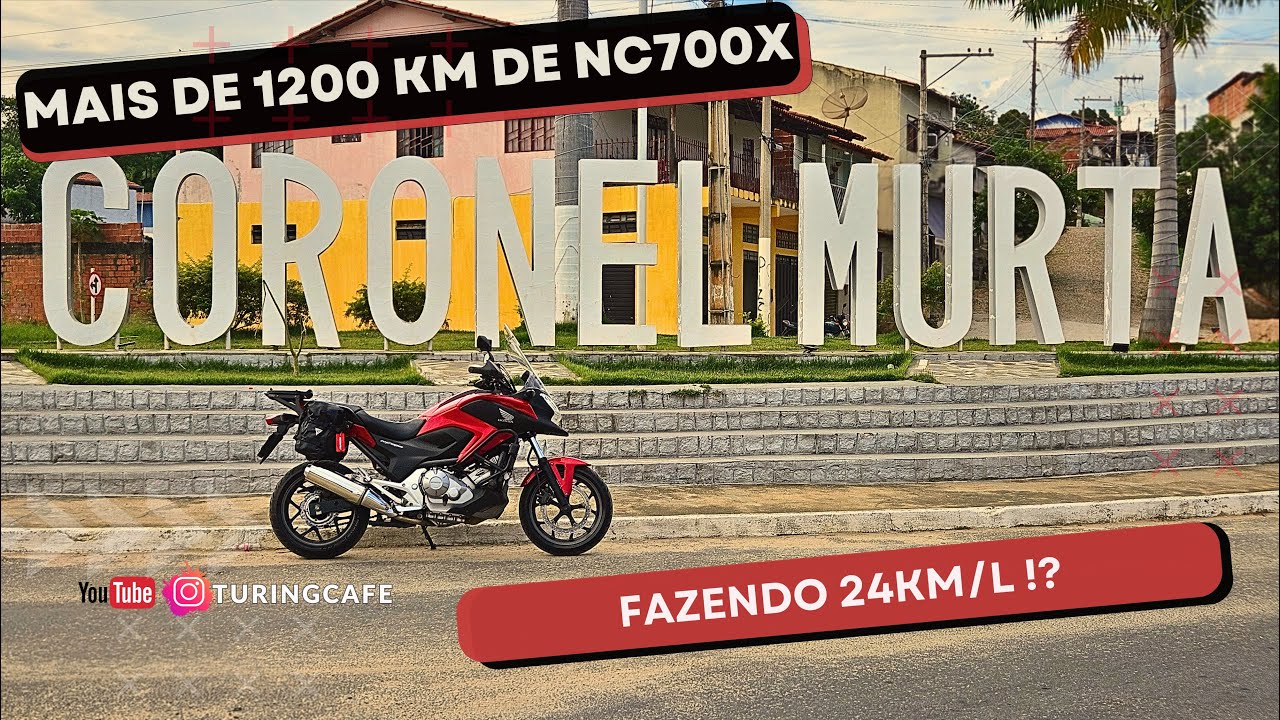 MAIS DE 1200 km RODADOS DE NC700X / CORONEL MURTA - MG 2026