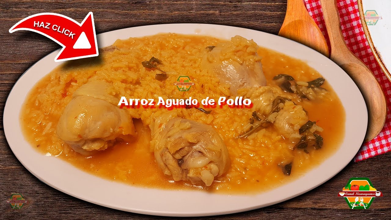 ARROZ AGUADO DE POLLO LA MEJOR EECETA NICARAGUENSE