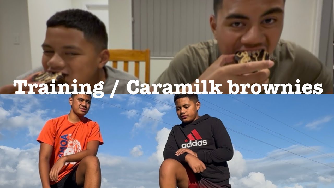 | TRAINING , boosting up fitness + Homemade delicious cara milk brownies | 