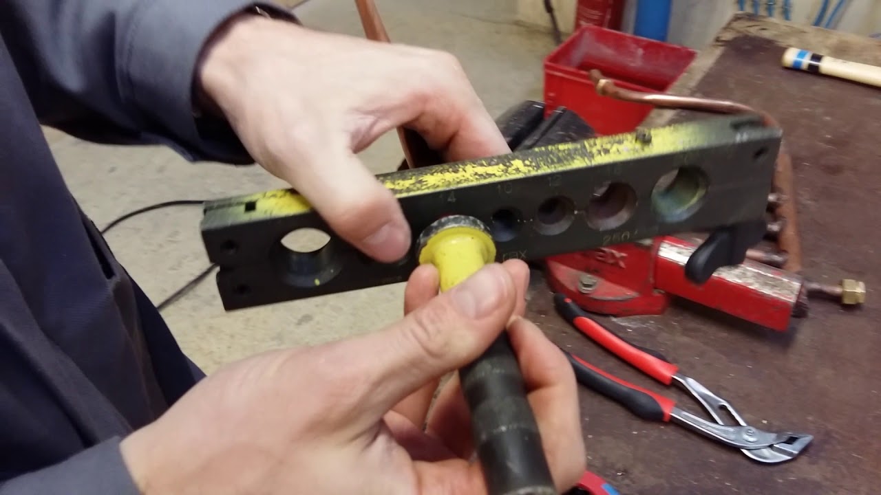 Collet battu tube cuivre écroui