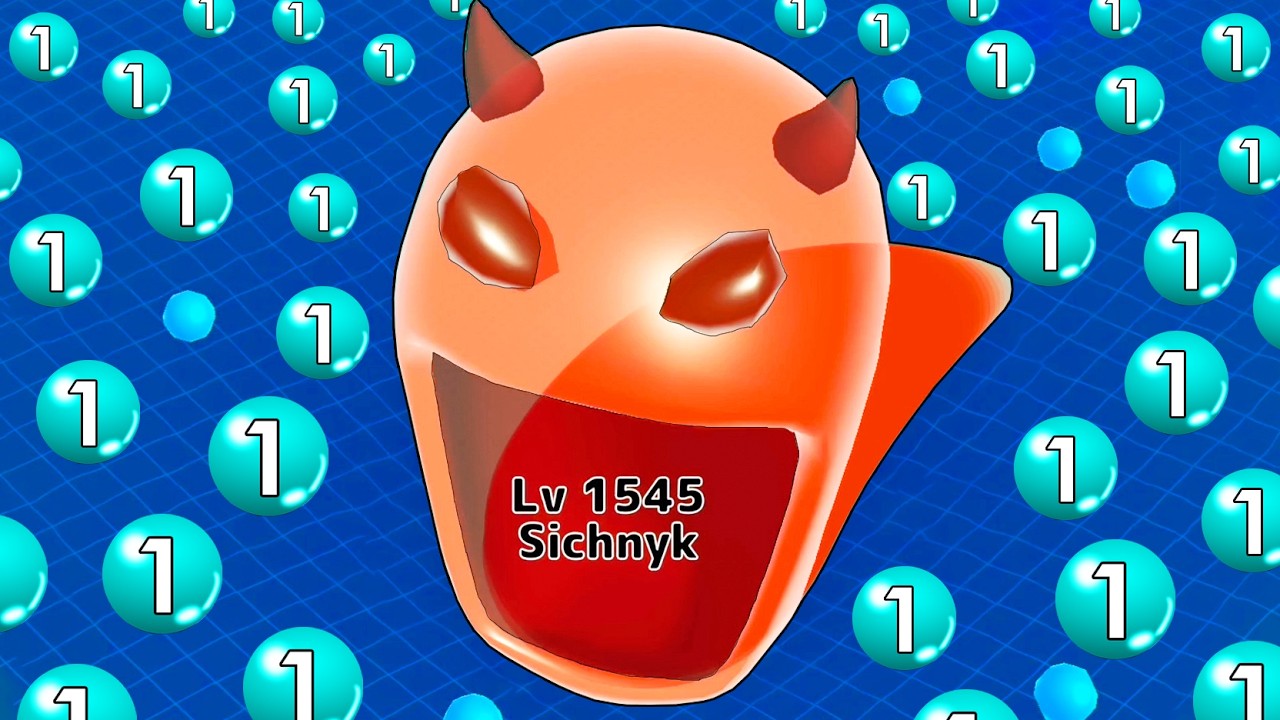 UNBELIEVABLE MEGA SLIME! 🔴 Clash of Slimes 3D &ndash; 2048 Gameplay: Merge ALL Smile to Max LVL! [Record]