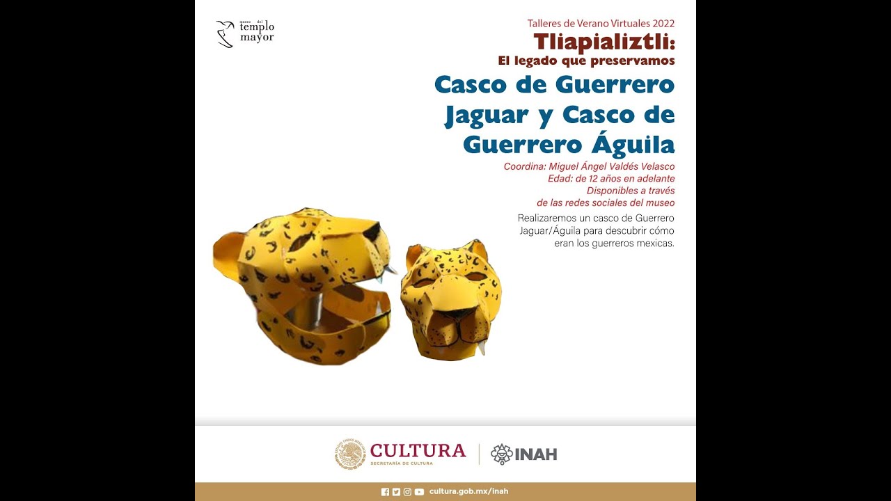 Casco de Guerrero Jaguar y casco de Guerrero Águila. Parte 4