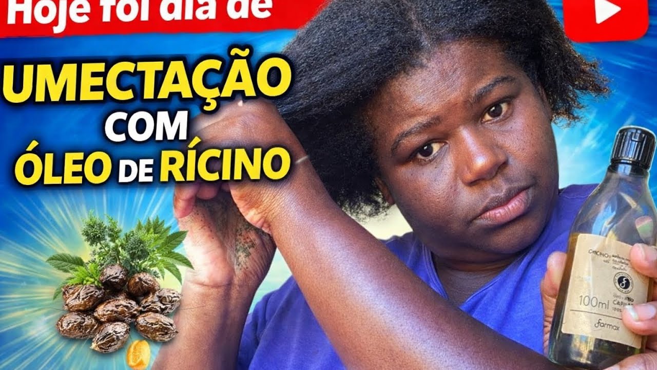 	Usei óleo de rícino no cabelo e olha o resultado 😱