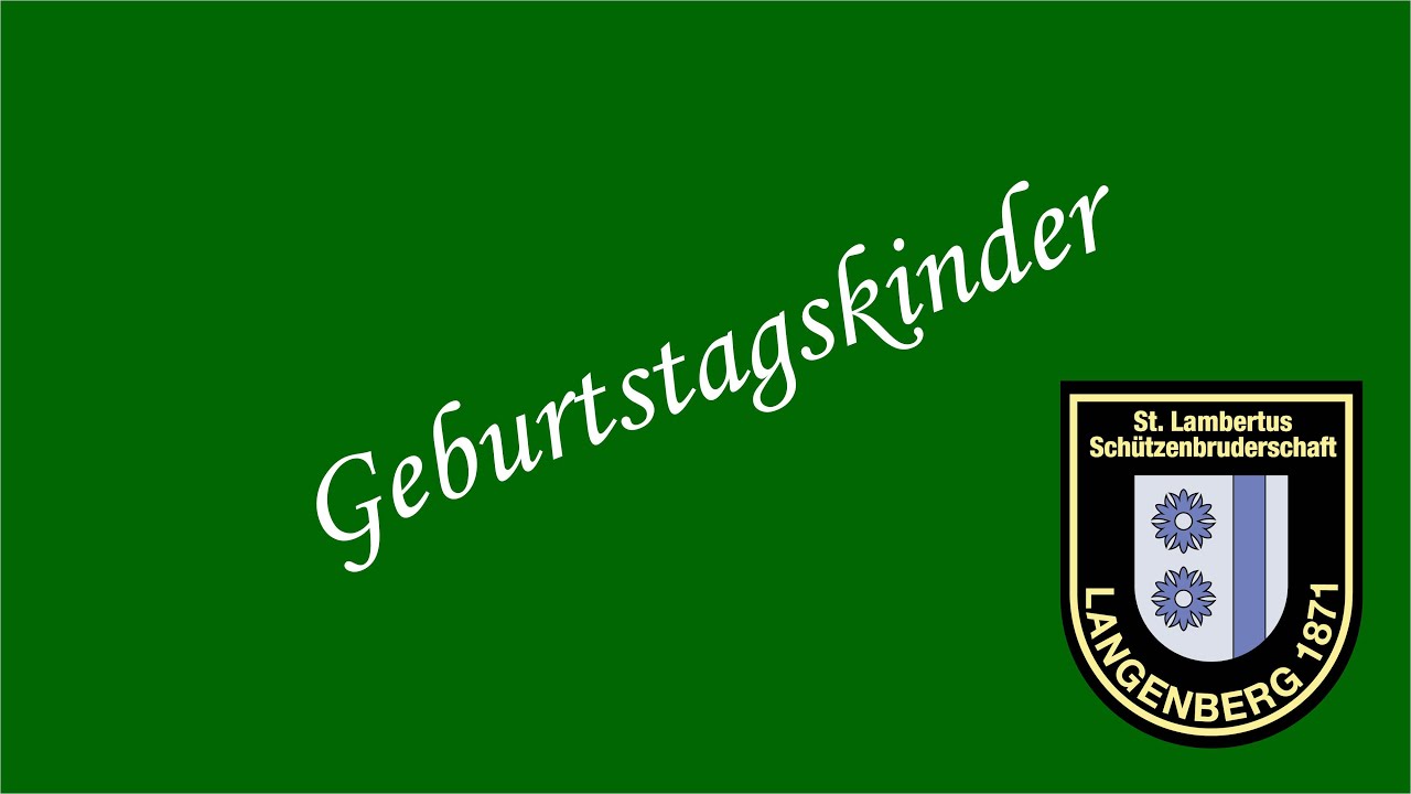 Geburtstagskinder