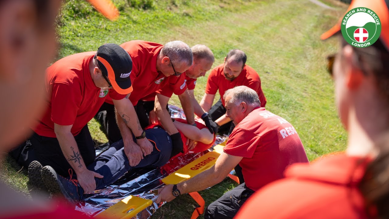 Full team training.... water responders, river bank search, medics, drone team and kayak team