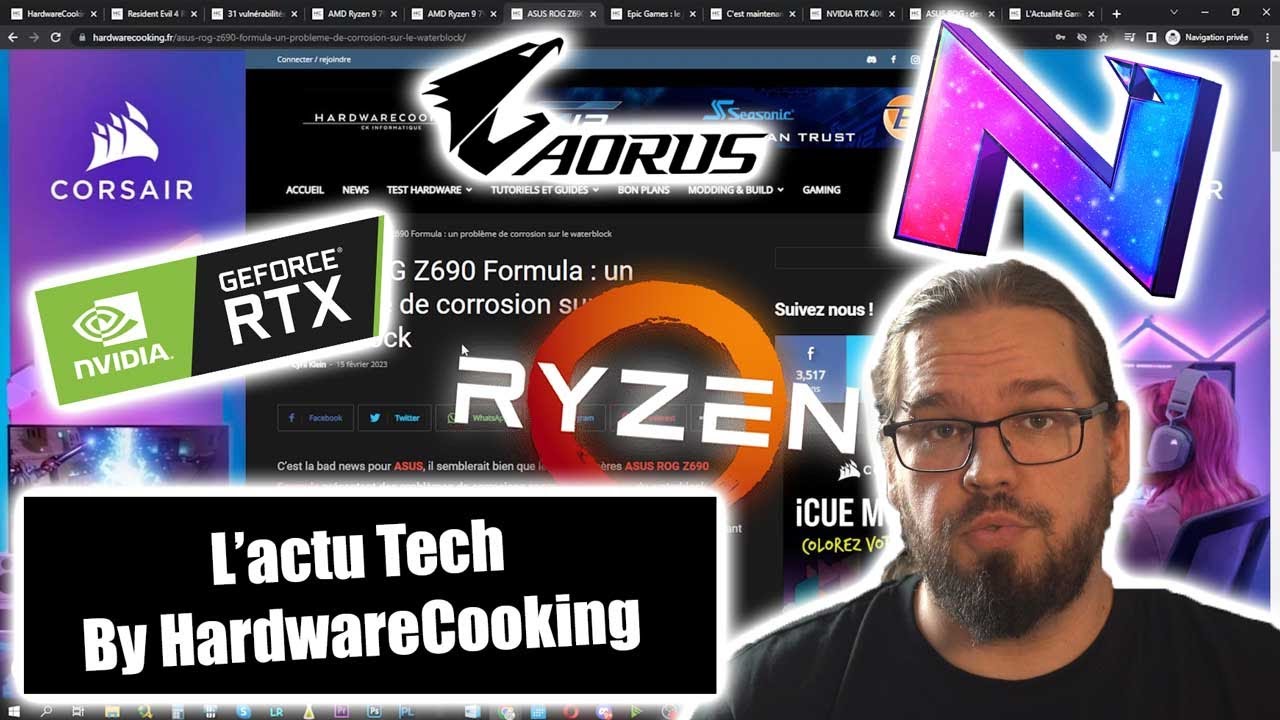 L'actu Tech by HardwareCooking : Jeu Gratuit, ROG NEBULA, benchs AMD, Corrosion chez ASUS&hellip;
