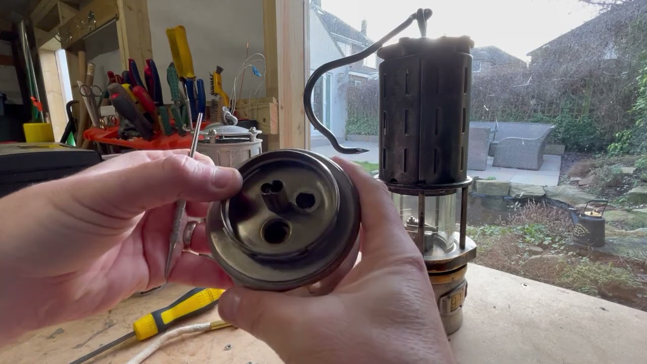 Changing the wick on a Koehler 209 Miners lamp