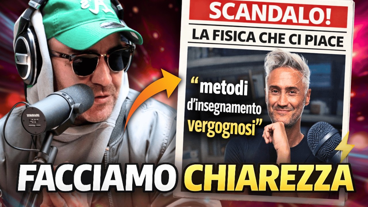 POLEMICA su Vincenzo Schettini (La fisica che ci piace) | I social in RIVOLTA!