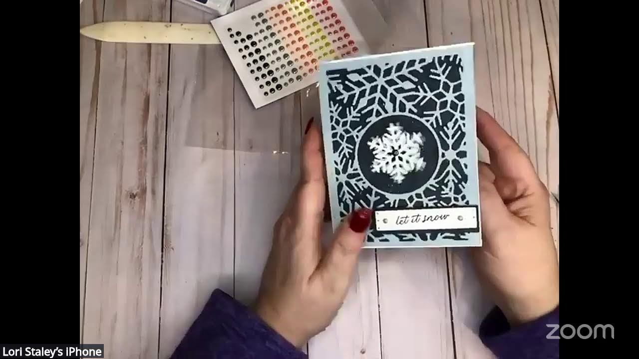 12.22.25 Quick Christmas Gift Card and 2 winter cards with Snowflake Kisses
