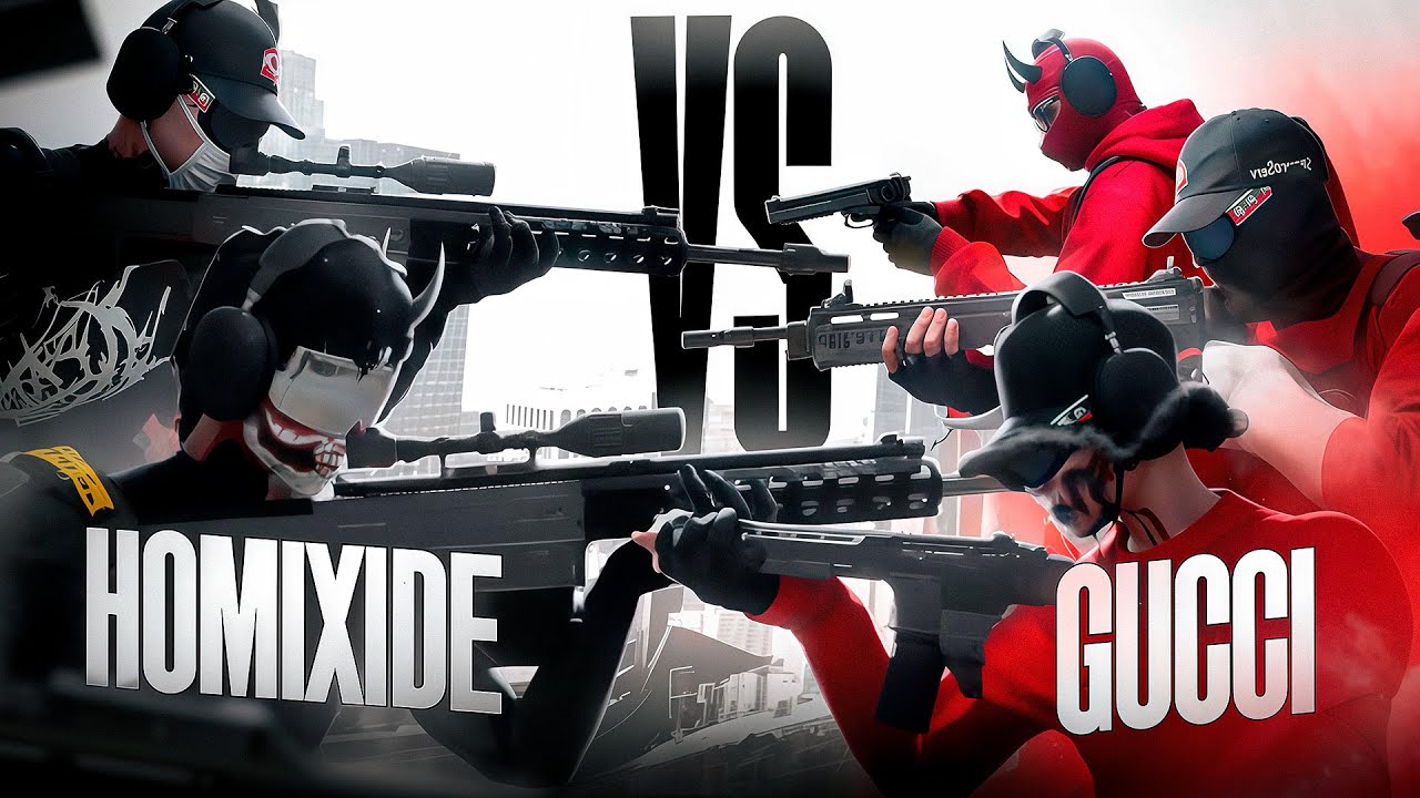 HOMIXIDE vs GUCCI | КТО ЕСЛИ НЕ МЫ? ВОЙНА СЕМЕЙ в GTA 5 RP Majestic RP