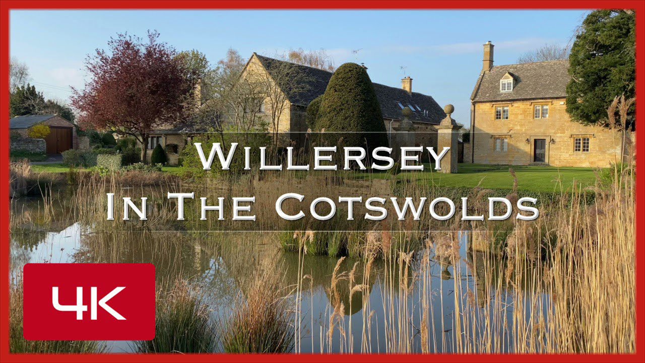 Willersey in the Cotswolds, England - 4K video