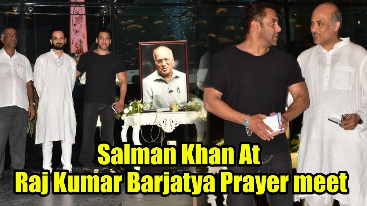 Salman khan At Raj Kumar Barjatya Prayer | INSIDE Full Video