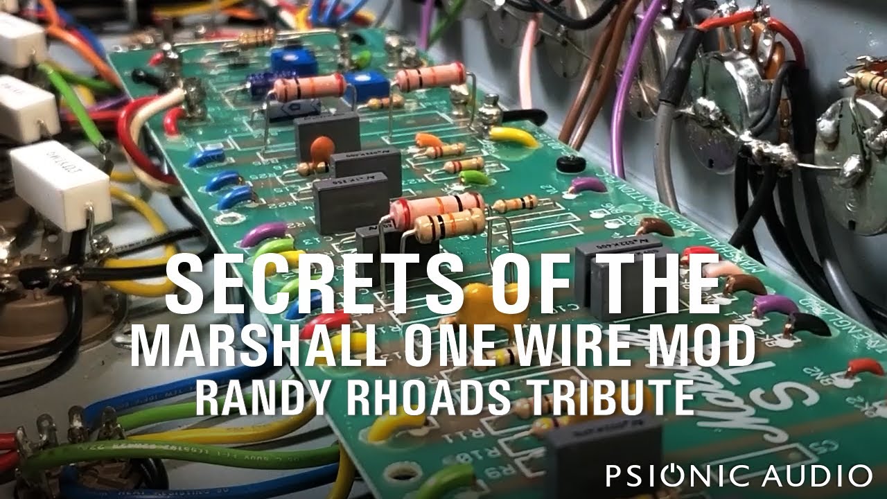 Secrets of the Marshall One Wire Mod | Randy Rhoads Tribute