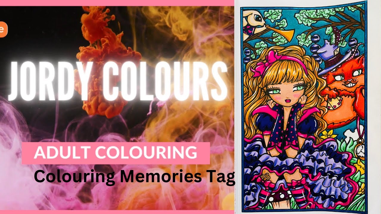 Coloring Memories Tag - Hannah Lynn Enchanted Faces
