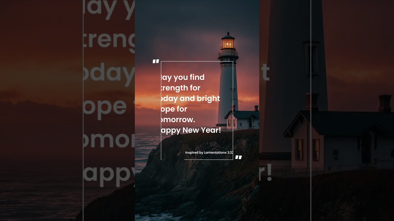 5 Beautiful Christian New Year Wishes & Bible Verses for 2026 🙏 #happynewyear  #2026