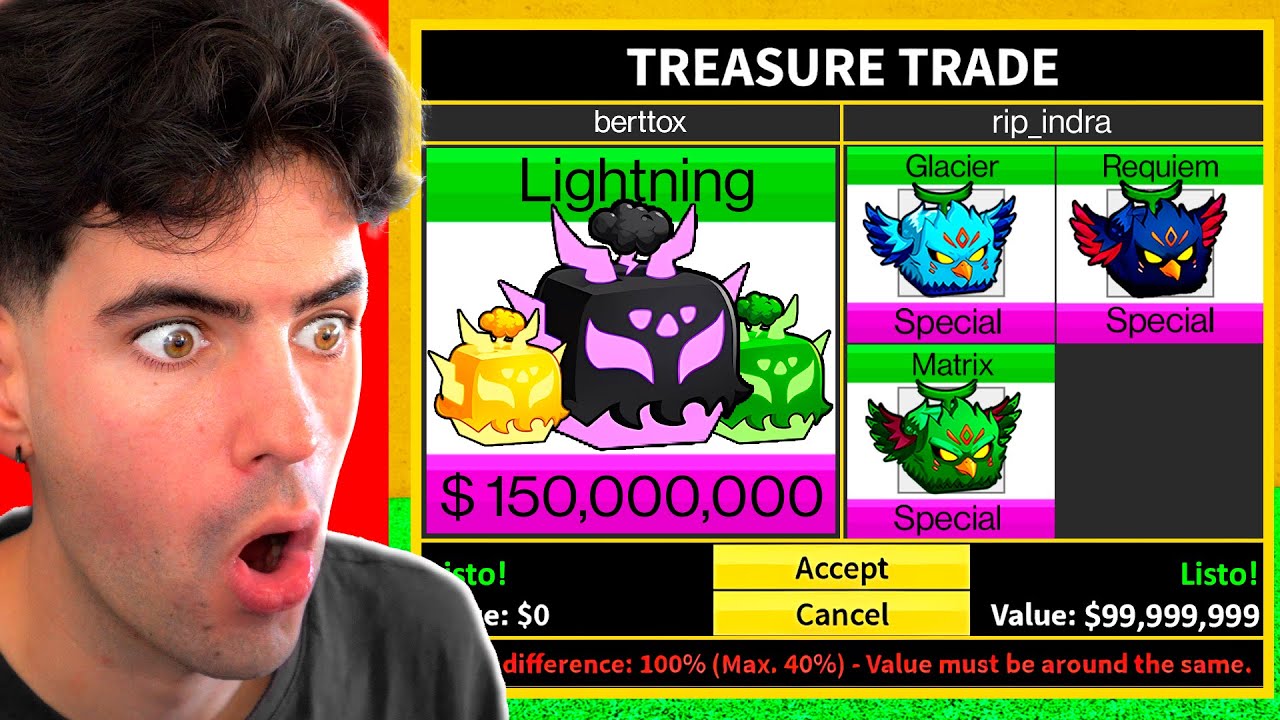 Tradeando FRUTAS hasta Conseguir TODAS las Skins EXCLUSIVAS *EAGLE* en BLOX FRUITS!