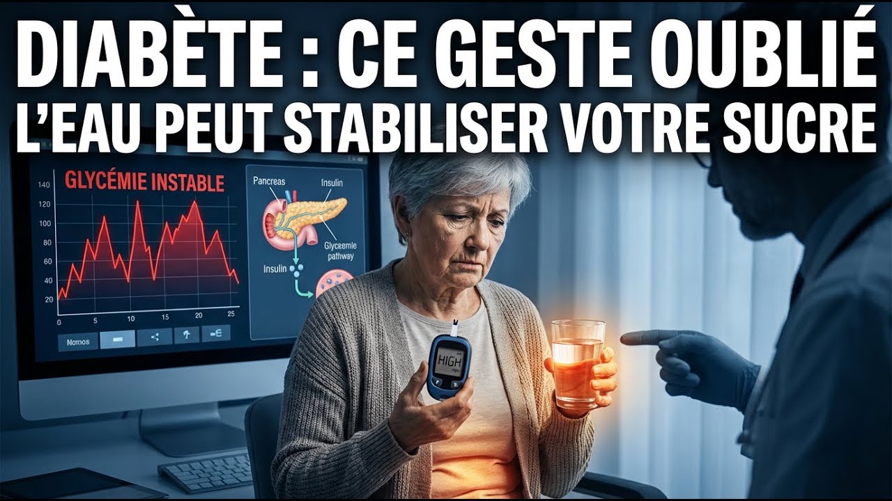 Boire de l’eau peut faire monter ou baisser votre glycémie : la vérité ignorée