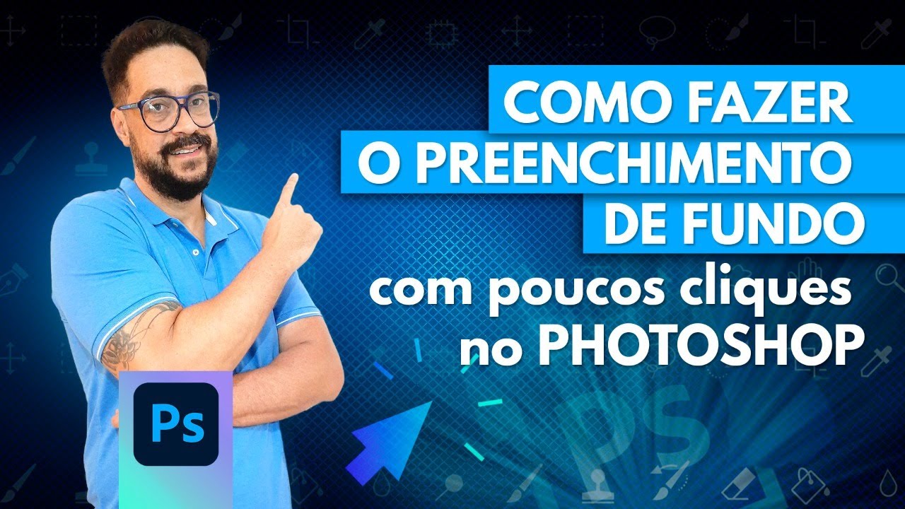 Como fazer o preenchimento de fundo no Photoshop em 4 cliques