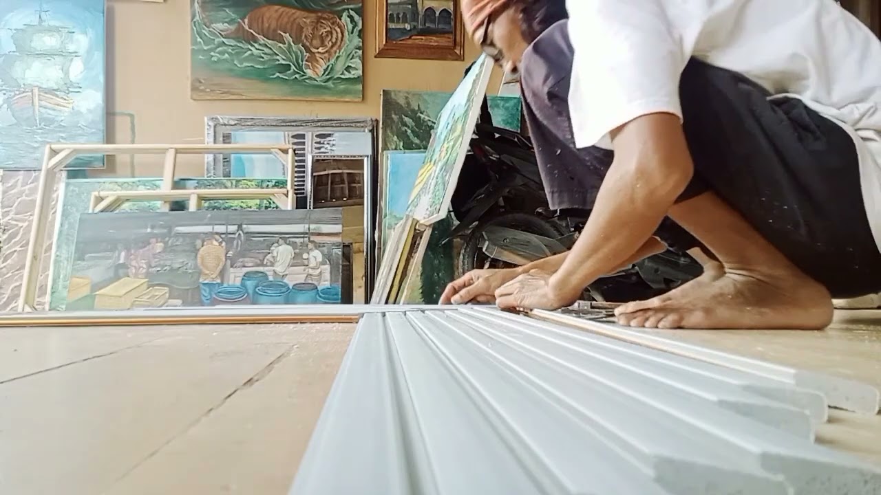 Pembuatan bingkai  frame