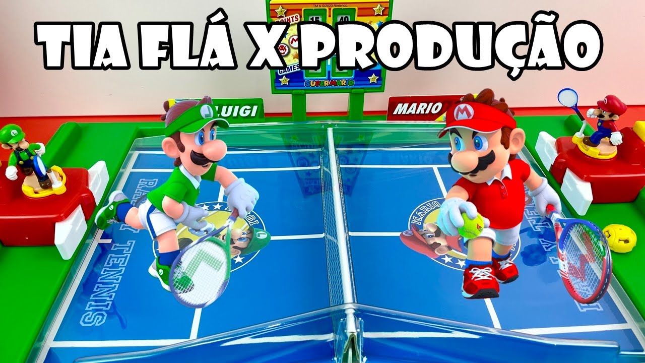 Disputa De TÊNIS Mario e Luigi! Tia Flá X Produção