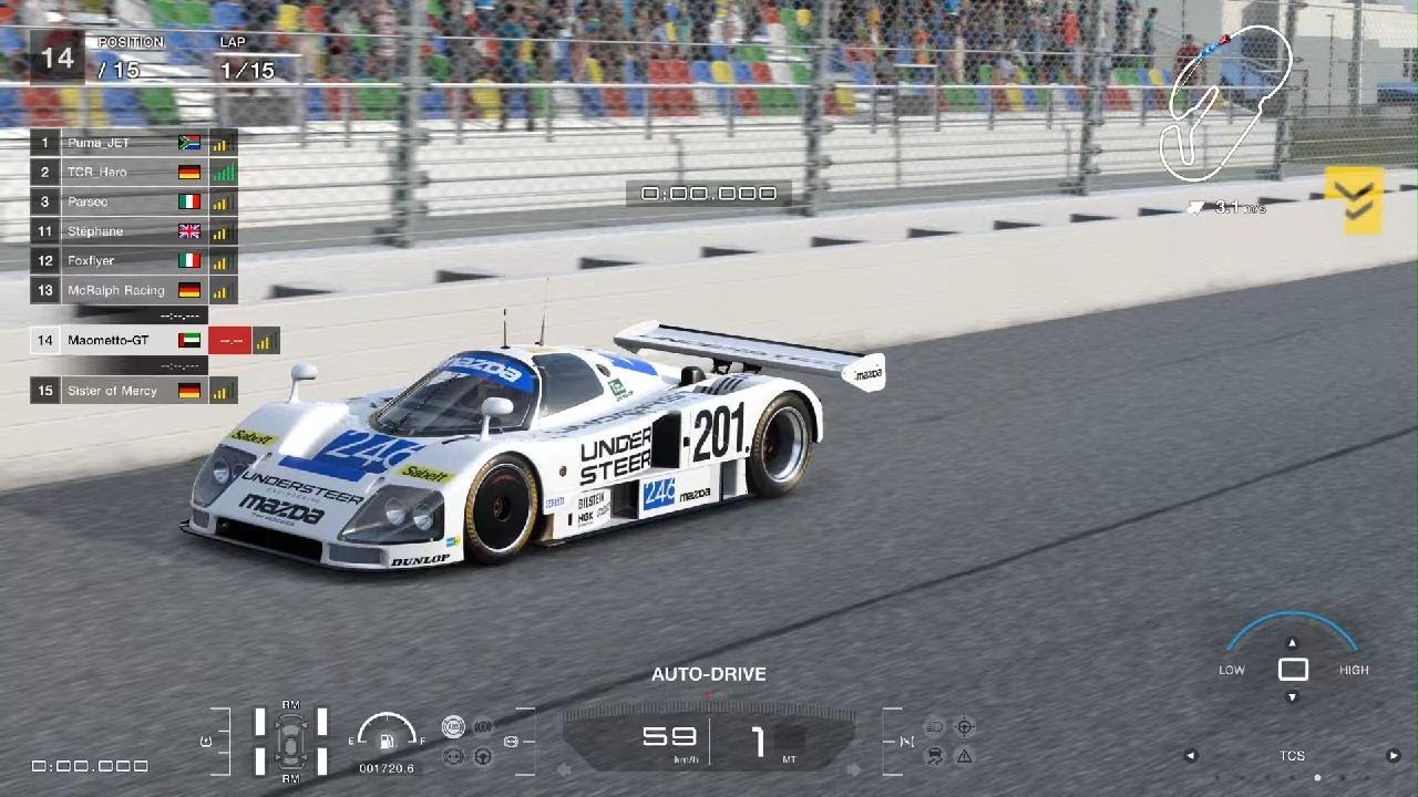 Gran Turismo 7 - Daily Race C - Daytona Road Course - Mazda 787B '91