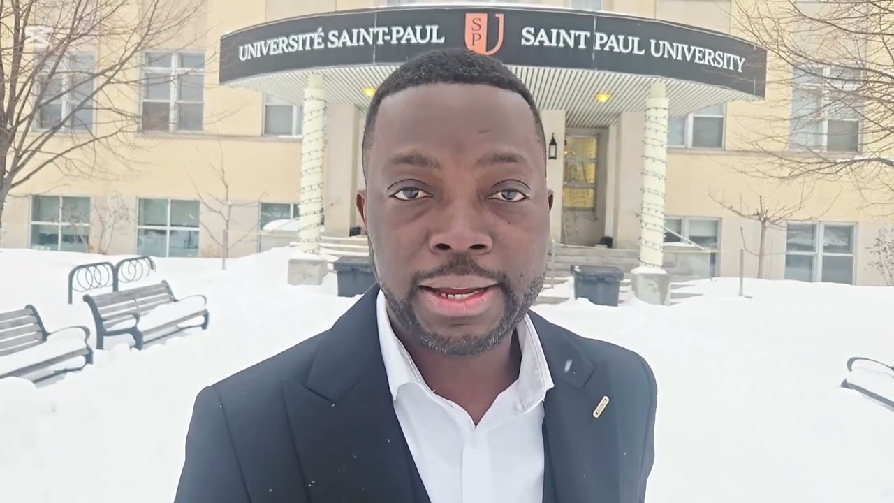 OTTAWA: Patrick MUYAYA gives a public lecture at Saint Paul University on the conflict in eastern...