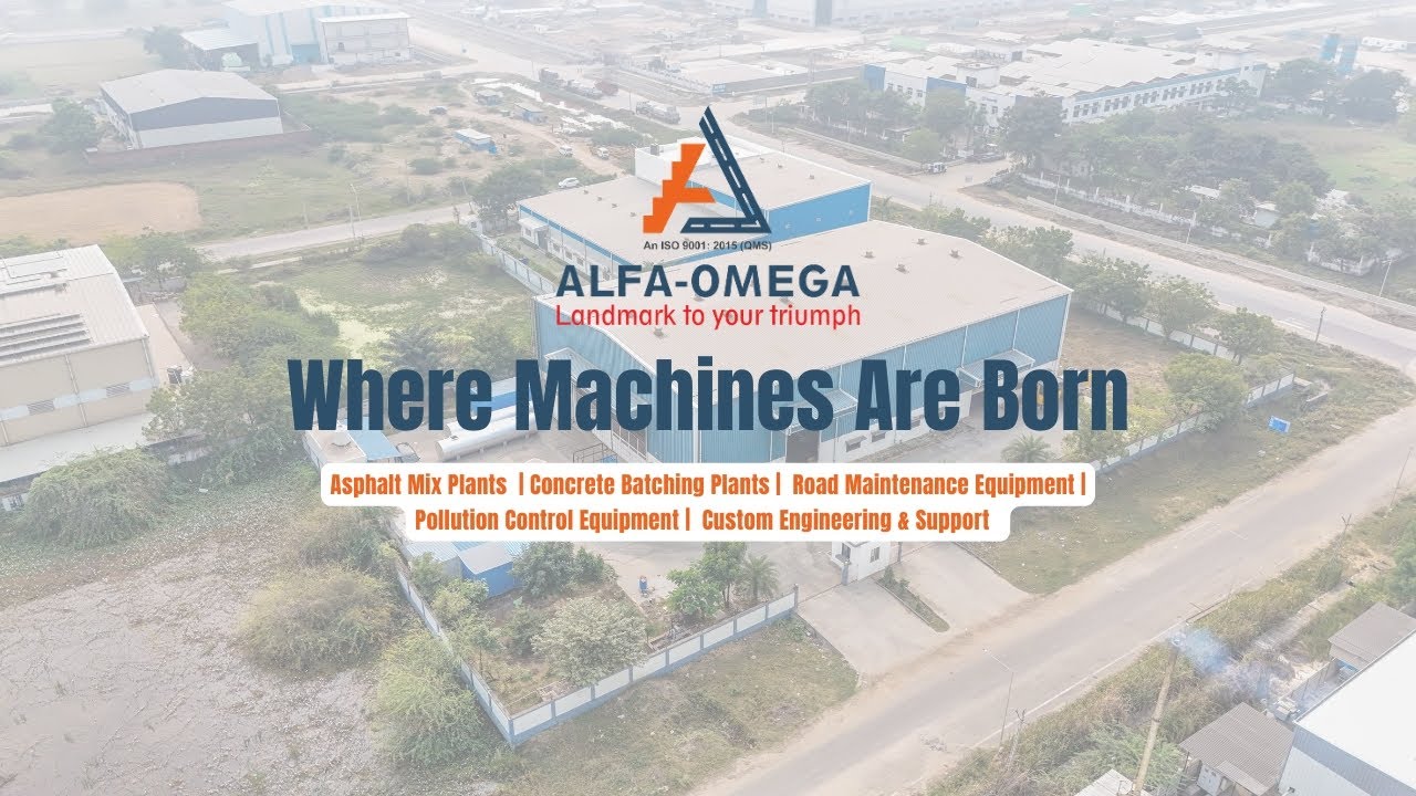 Asphalt Plant Production 🌍 Factory Walkthrough | Alfa Omega India