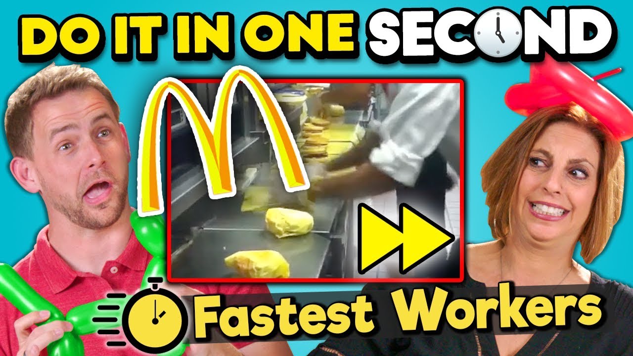 Try To Complete In One Second Challenge (Fastest Workers #2)