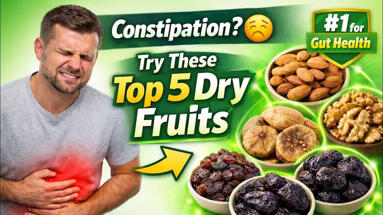 5 Dry Fruits to Control Constipation | Qabz Ka Behtrin Haal 