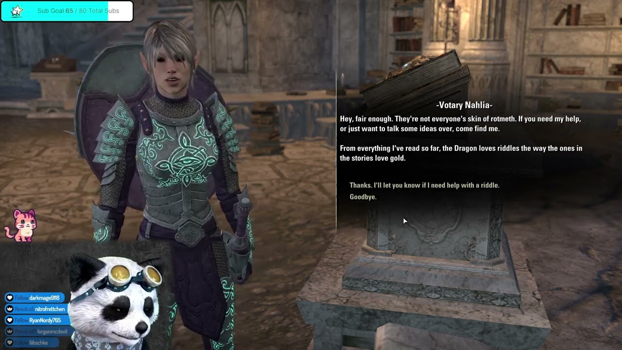 Tianlein plays ESO (769) - Scribing Questline - The Wing of the Dragon