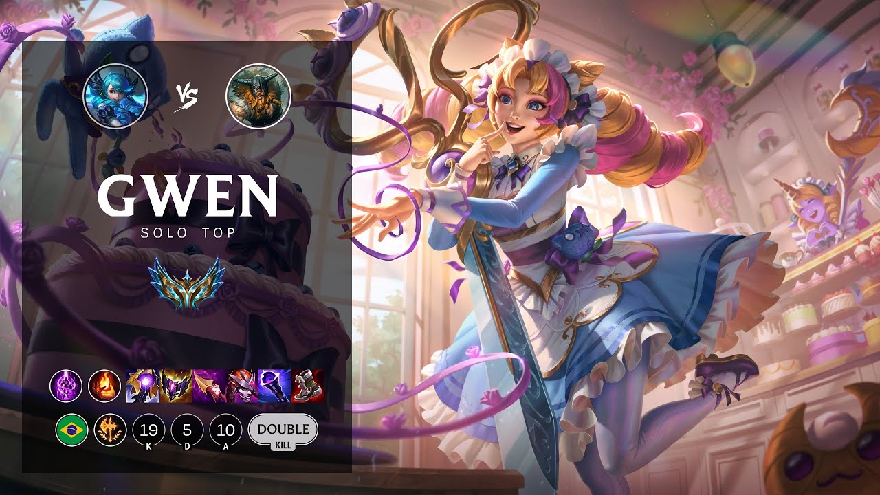 Gwen Top vs Olaf - BR Challenger Patch 12.20