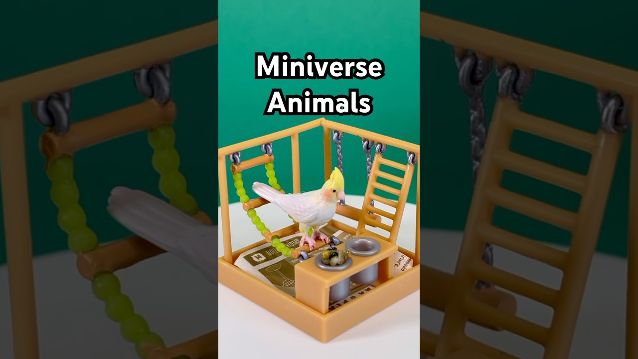 Making Miniverse Animals - Cockatiel #miniverse #shorts