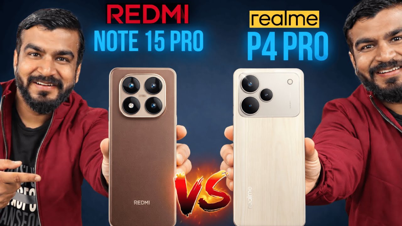 Redmi Note 15 Pro vs Realme P4 Pro Comaprison !! Detail Conparison Best Device Under 25000/- HINDI