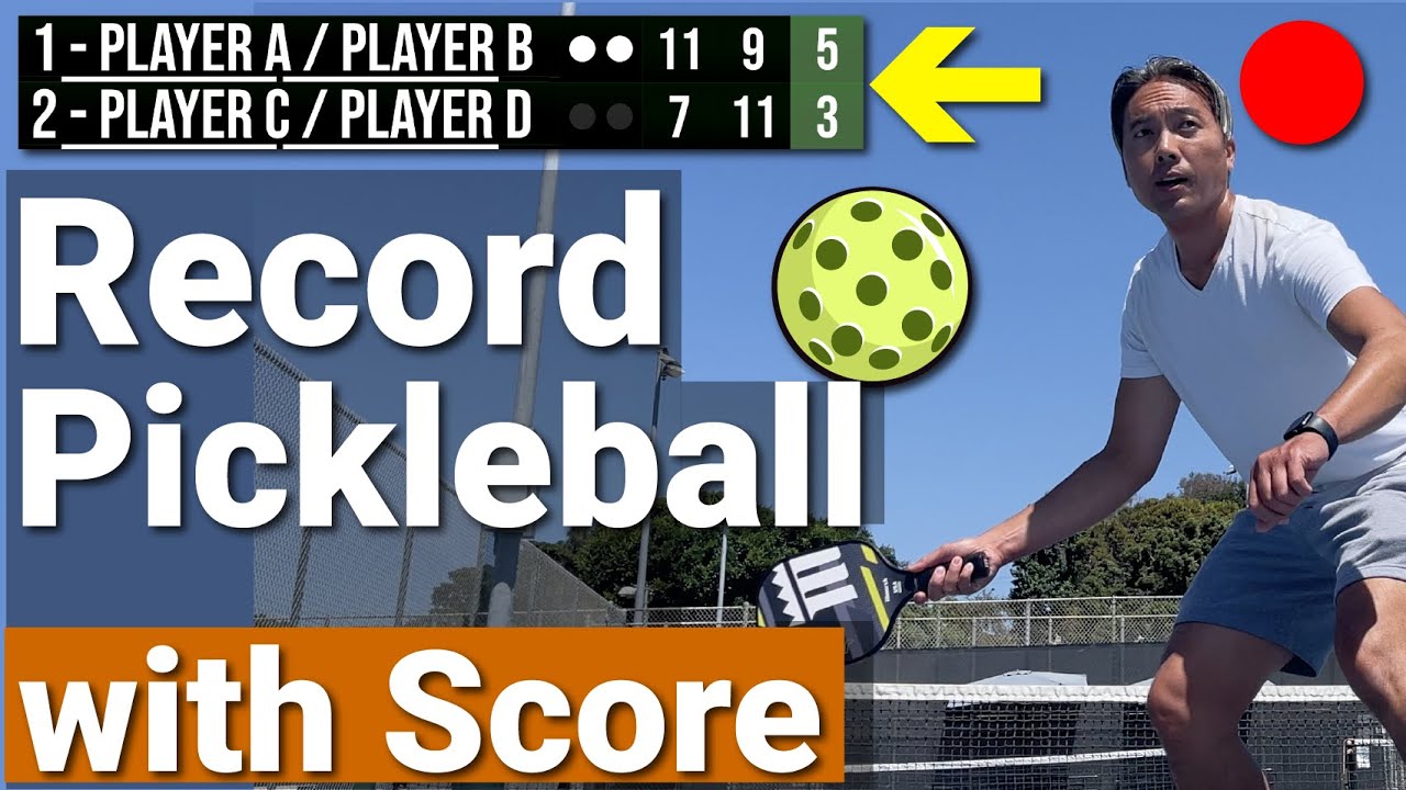 Pickleball Record & Livestream with Score Tutorial (BT Pickleball Camera App)