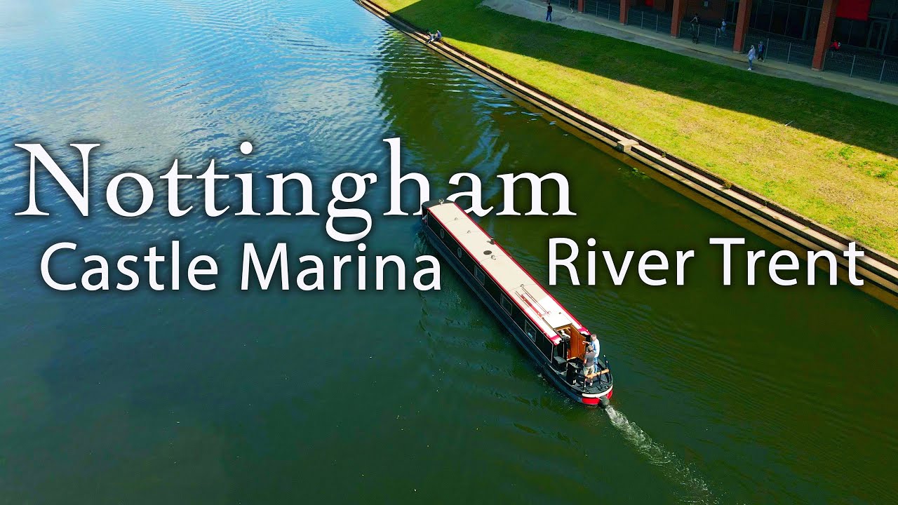 Castle Marina, River Trent, Nottingham in 4K