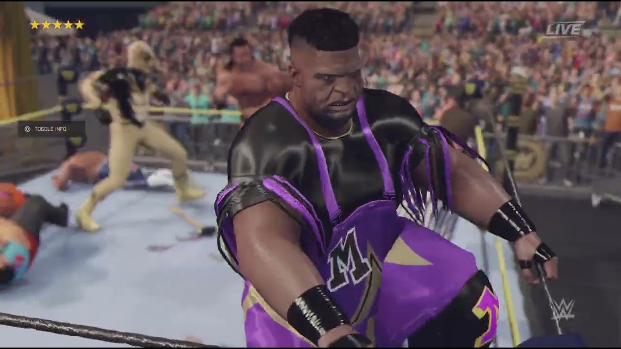 M.i.G WRESTLING - WM9 - NEW GENERATION ERA - 30-MAN GAUNTLET (PART 2) - WWE 2K25