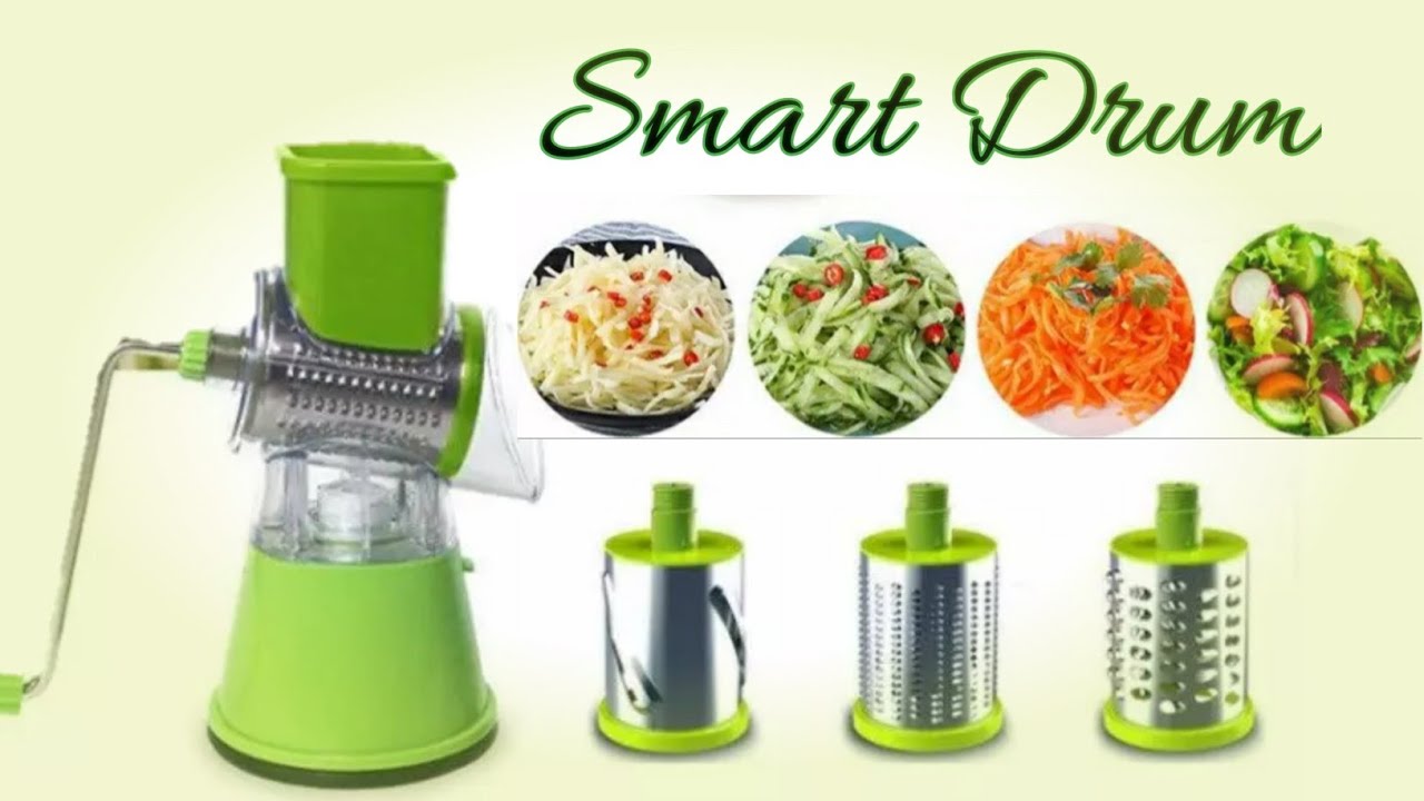 3in1 EDMARK SMART DRUM | NO ELECTRICITY |  Vegetable Slicer | Easy Chopper