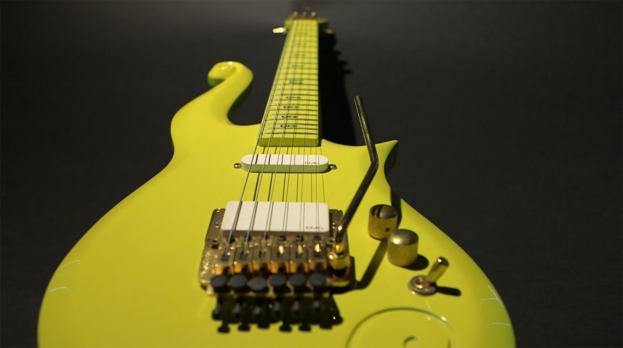 Prince Owned and Played Custom Yellow Cloud Guitar Up for Auction