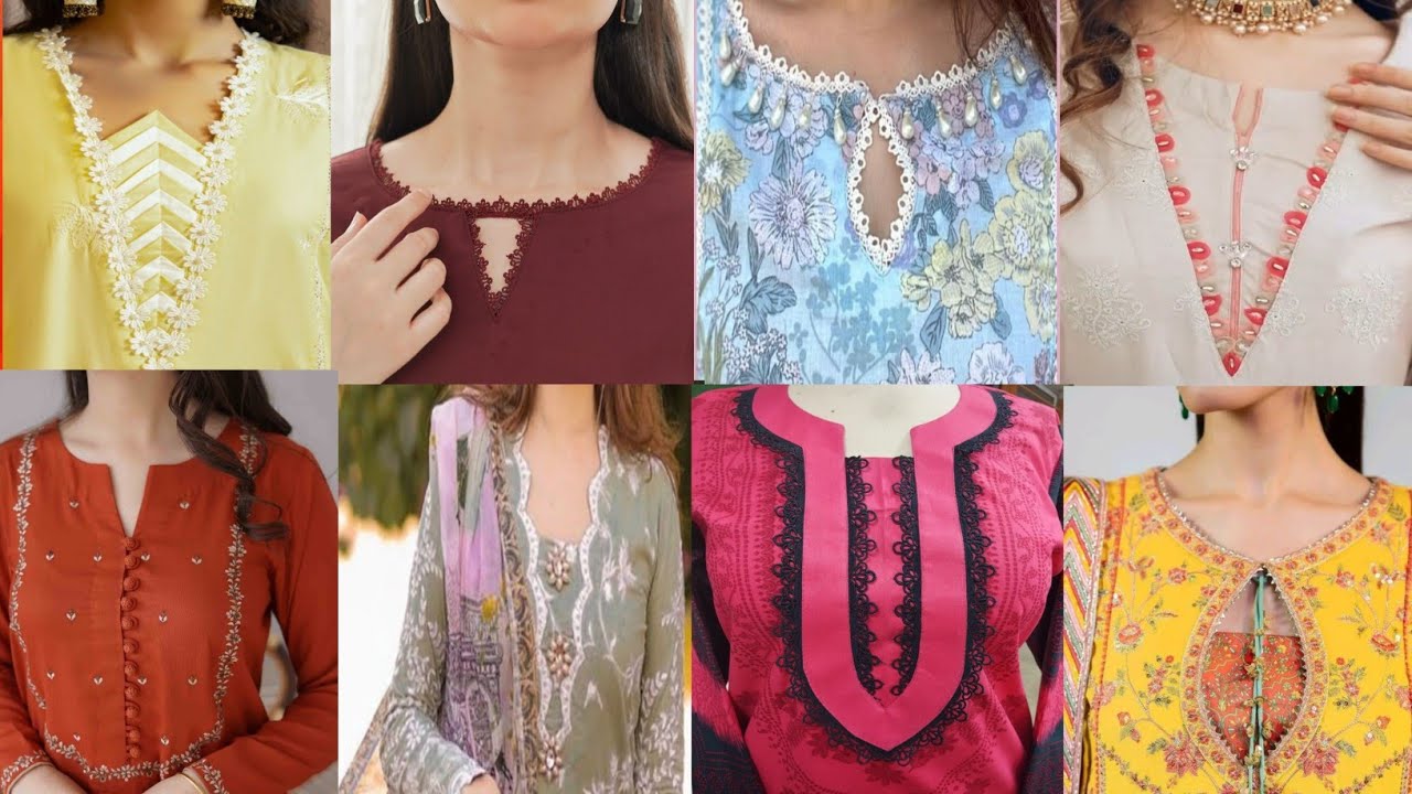 Lace Neck Design/New kurti Neck Design 2025/beautiful viral neck design/galay ke design
