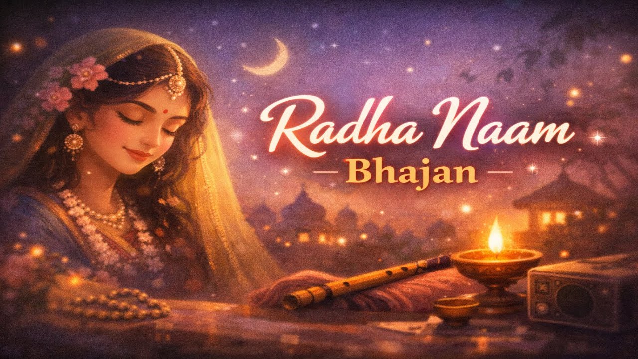 Radha Radha 🌙 | Peaceful Radha Naam Bhajan | Lo-Fi Bhakti Music for Deep Meditation