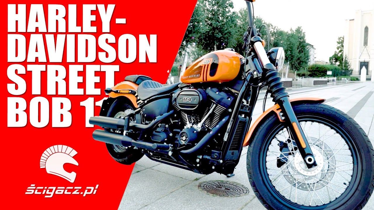 Harley Davidson Street Bob 114. Test modelu 2021. Jaki jest obecnie 