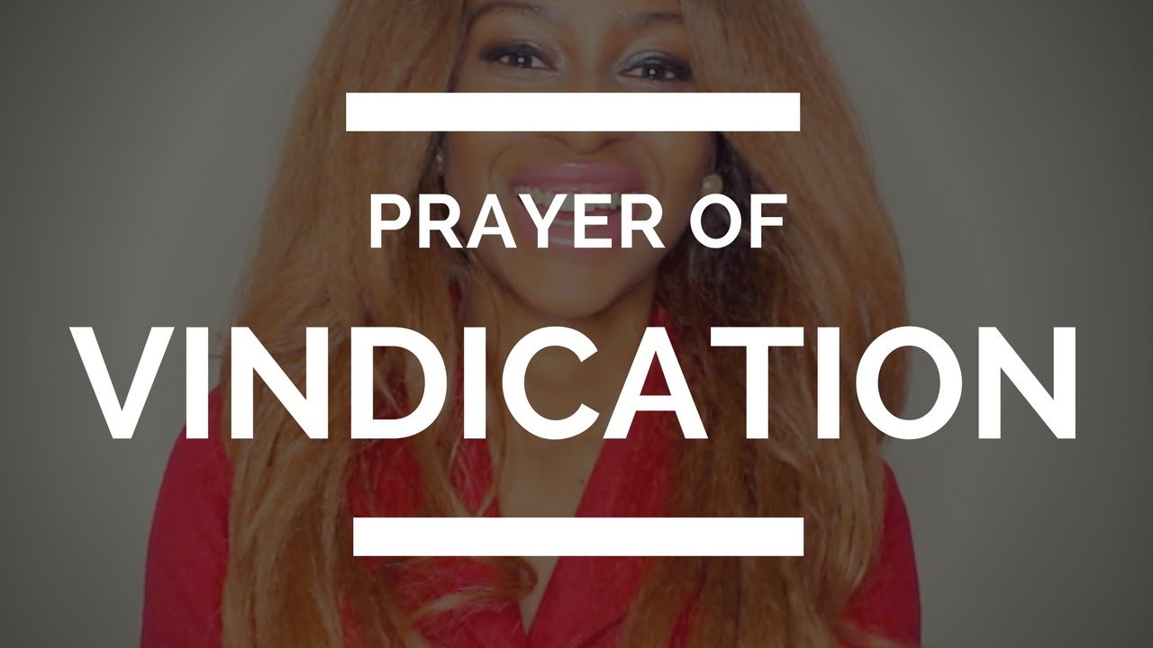 PRAYER OF VINDICATION