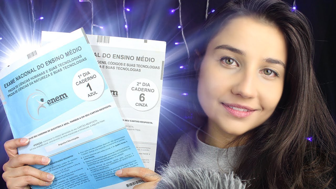 ASMR PR&Eacute; ENEM: v&iacute;deo para relaxar, acalmar e motivar antes da prova
